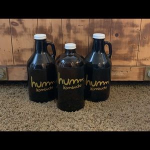Set of 3 Mini Kombucha Growlers